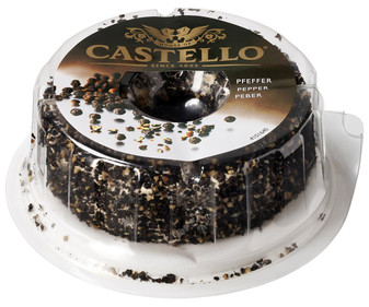 Queso de untar con pimienta 125 gramos Queso de untar con pimienta 125 gramos
