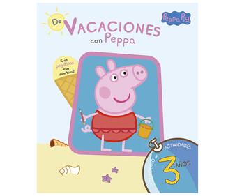 De vacaciones con Peppa Pig 3 años, cuaderno de actividades, VV.AA. Editorial Altea.