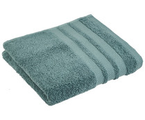 Toalla lisa de lavabo, 100% algodón, densidad de 500g/m², color azul, ACTUEL.