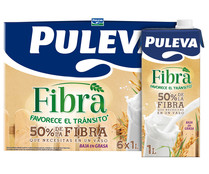 Preparado lácteo bajo en grasas, y con alto contenido en fibra PULEVA Fibra 6 x 1 l.