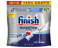 Detergente en pastillas para lavavajillas concentrado FINISH Quantum +50% gratis 18+9 cápsulas 506 gramos