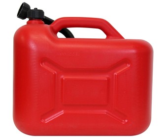 Bidón de 20 litros, homologado y resistente plástico de color rojo ROLMOVIL. Bidón de 20 litros, homologado y resistente plástico de color rojo ROLMOVIL.