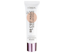 Base de maquillaje hidratante, unificante y fluida con FPS 20 y tono medium light L´ORÉAL Bb cream c´est magic.