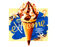 Cono de helado de vainilla y chocolate con trocitos de almendras EXTRÉME de Nestlé 6 x 70 g.