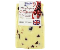 Queso de vaca con arándanos WENSLEYDALE 150 g.