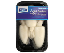 Bandeja de sepia limpia ultracongelada 3/5 piezas ALIGATOR 350 gr. (P.N.E). Bandeja de sepia limpia ultracongelada 3/5 piezas ALIGATOR 350 gr. (P.N.E).