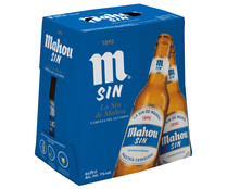 Cerveza sin alcohol MAHOU, pack 6 uds. x 25 cl.