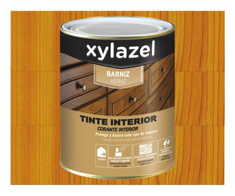 Barniz tinte interior, cerezo XYLAZEL, 750ml.