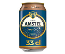 Cerveza 0,0 % tostada AMSTEL ORO 33 cl. - Alcampo