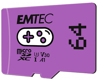 Tarjeta de memoria MicroSDXC EMTEC 64GB Morado Nintendo Switch. Tarjeta de memoria MicroSDXC EMTEC 64GB Morado Nintendo Switch.