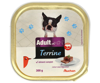 Comida para perros a base de paté de buey PRODUCTO ALCAMPO 300 g. Comida para perros a base de paté de buey PRODUCTO ALCAMPO 300 g.