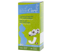 Compresas de maternidad faricadas con algodón ecológico SILVERCARE 10 uds.