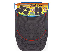  Juego de 4 alfombrillas universales de PVC de color negro, ROLMOVIL.