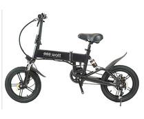 Bicicleta eléctrica plegable ESS WATT ESMBIKESN, 250W, vel max 25km/h, ruedas 16", autonomía hasta 35Km.