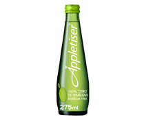 Bebida refrescante de manzana ligeramente gasificado APPLETISER botella 275 ml.