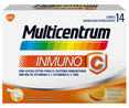 Complemento alimenticio multivitamínico y mineral con sabor a naranja MULTICENTRUM Inmuno C 14 uds.