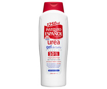 Gel de baño o ducha hidratante, con urea para piel áspera o seca INSTITUTO ESPAÑOL 1250 ml.