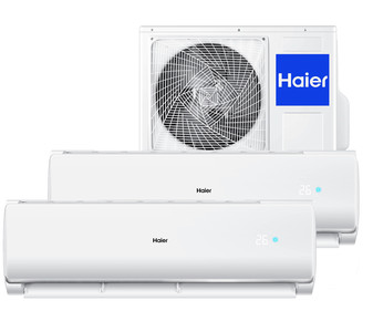 Aire acondicionado con bomba de calor HAIER AS-25+35-TC, Inverter, 3.000/2.100frig/h, 3.200/2.200 cal/h. A++/A+, gas R32. (Hasta 28/19m² aprox.) Aire acondicionado con bomba de calor HAIER AS-25+35-TC, Inverter, 3.000/2.100frig/h, 3.200/2.200 cal/h. A++/A+, gas R32. (Hasta 28/19m² aprox.)