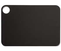 Tabla de cortar color negro fabricada en fibra de celulosa y resina, 33x23cm., ARCOS.