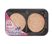 Hamburguesas de salmón y merluza RICARDO FUENTES E HIJOS SASHIMI 160 g.
