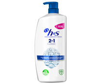 Champú anticaspa y acondicionador de uso diario, con micro bioma protect  H&S Classic 1 l.