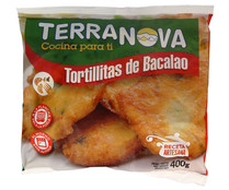 Tortillitas de bacalao elaboradas según receta artesana TERRANOVA 400 g.