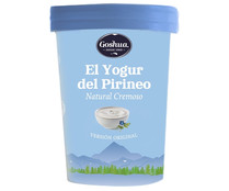 Yogur natural cremoso, elaborado con leche del Pirineo GOSHUA 450 g.