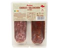 Chorizo y salchichón de categoria extra, elaborados sin gluten y cortados en lonchas PRODUCTO ALCAMPO 2 x 90 g.