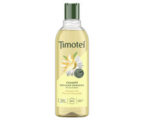 Champú con extracto de flor de Camomila, para cabellos rubios TIMOTEI Refelejos dordos 400 ml.