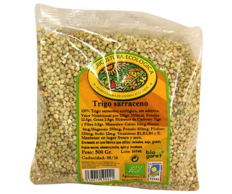 Trigo sarraceno de agricultura ecológica 500 g. Trigo sarraceno de agricultura ecológica 500 g.