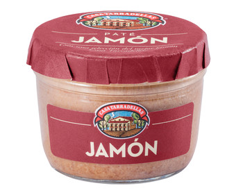 Paté de jamón CASA TARRADELLAS frasco de 125 g. Paté de jamón CASA TARRADELLAS frasco de 125 g.