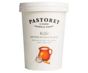 Kéfir natural de leche de vaca de pasto EL PASTORET 500 g. Kéfir natural de leche de vaca de pasto EL PASTORET 500 g.
