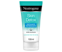 Gel exfoliante refrescante, con ácido Glicólico, para todo tipo de pieles NEUTRÓGENA Skin detox 150 ml.