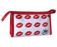 Neceser rectangular femenino con cierre de cremallera y práctica asa GIRL POWER.