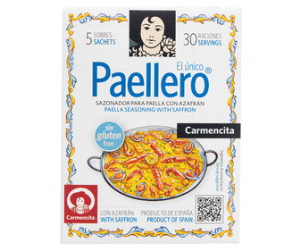 Sazonador para paella CARMENCITA caja de 20 g. Sazonador para paella CARMENCITA caja de 20 g.