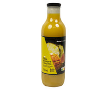 Zumo exprimido de piña, mango y guayaba ALCAMPO GOURMET botella 750 ml.