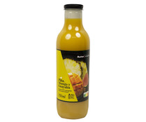 Zumo exprimido de piña, mango y guayaba ALCAMPO GOURMET botella 750 ml.