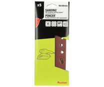 Pack 5 lijas rectangular perforadas 93x185mm G40, PRODUCTO ALCAMPO Pack 5 lijas rectangular perforadas 93x185mm G40, PRODUCTO ALCAMPO