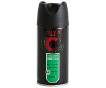 Desodorante en spray para hombre con protección anti-transpirante hasta 24 horas COSMIA Energy 150 ml.