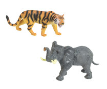 Animal de la jungla, disponible tigre, león, cebra, elefante, rinoceronte o jirafa, ONE TWO FUN ALCAMPO.