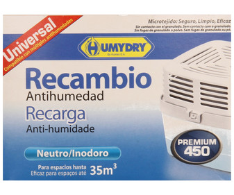 Recambio de ambientador antihumedad HUMYDRY 450 gr, Recambio de ambientador antihumedad HUMYDRY 450 gr,