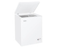 Arcón congelador CANDY CCHH 145, clasificación energética: F, H: 84,5cm, A: 63cm, F: 55,5cm, capacidad total: 145L.