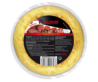 Tortilla con chorizo 200 g