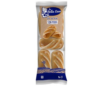 Pan de leche LA BELLA EASO 10 uds. 350 g. Pan de leche LA BELLA EASO 10 uds. 350 g.