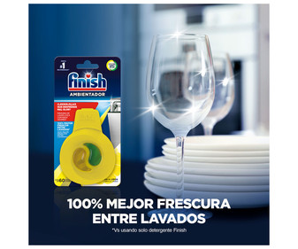 Ambientador para lavavajillas aroma limón y lima FINISH 1 ud.