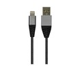 Cable para iPhone Lightning a USB MUVIT, 2,4A, longitud 1,2m.