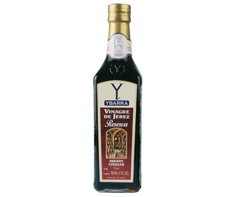 Vinagre de vino de Jerez reserva con denominación de origen Jerez YBARRA botella de 500 ml. Vinagre de vino de Jerez reserva con denominación de origen Jerez YBARRA botella de 500 ml.