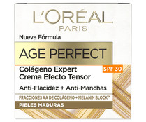 Crema anti-flacidez y anti-manchas con FPS 30, para pieles maduras L ÓRÉAL PARIS Age perfect 50 ml.