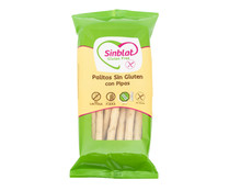 Palitos con pipas sin gluten SINBLAT, 80 g.