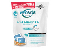Detergente hidrosolubles en cápsulas NEONOB 36 uds. x 25 g.